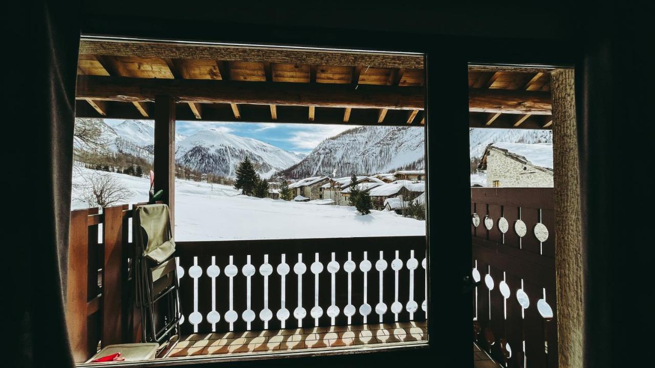 Appartement esprit chalet - Vue montagne 180 degrés Val-dʼIsère Extérieur photo
