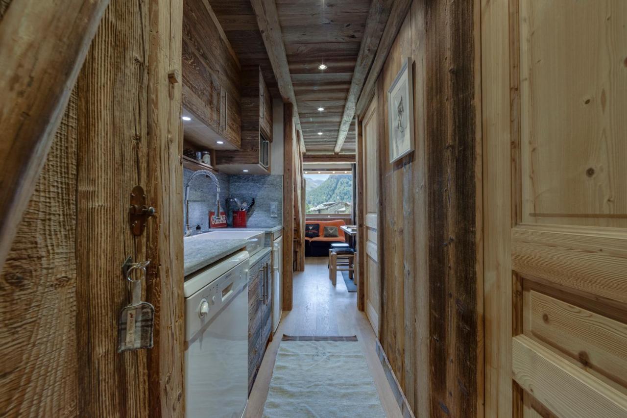 Appartement esprit chalet - Vue montagne 180 degrés Val-dʼIsère Extérieur photo