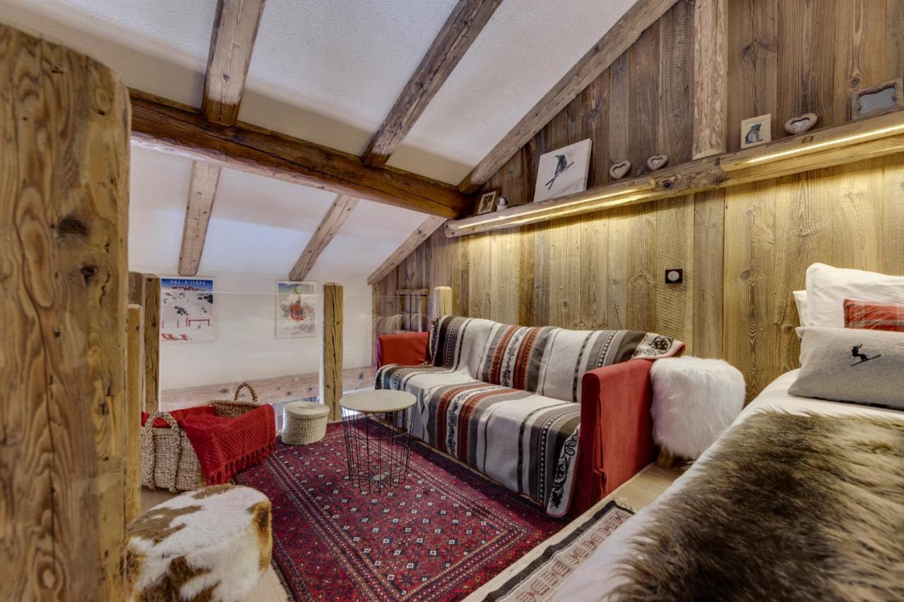Appartement esprit chalet - Vue montagne 180 degrés Val-dʼIsère Extérieur photo