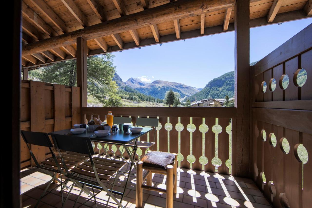 Appartement esprit chalet - Vue montagne 180 degrés Val-dʼIsère Extérieur photo