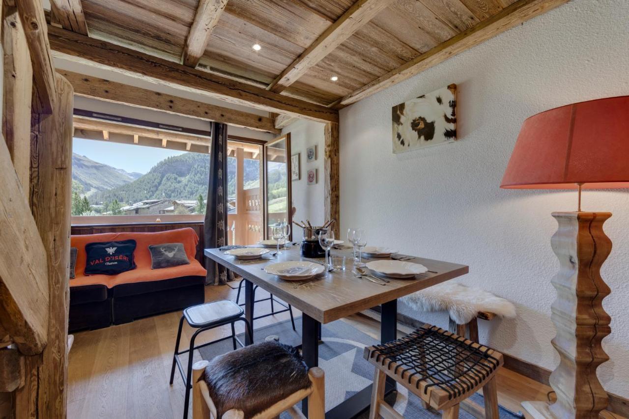 Appartement esprit chalet - Vue montagne 180 degrés Val-dʼIsère Extérieur photo