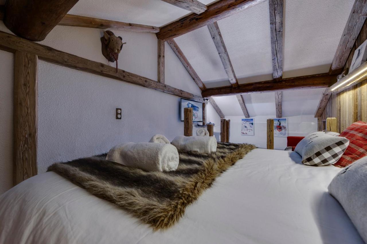 Appartement esprit chalet - Vue montagne 180 degrés Val-dʼIsère Extérieur photo