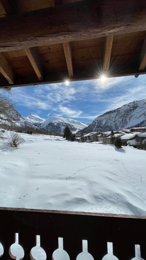 Appartement esprit chalet - Vue montagne 180 degrés Val-dʼIsère Extérieur photo